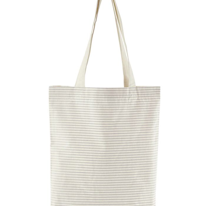 Striped organic cotton tote Thumbnail
